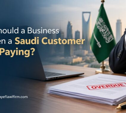 Saudi Customer Stops Paying