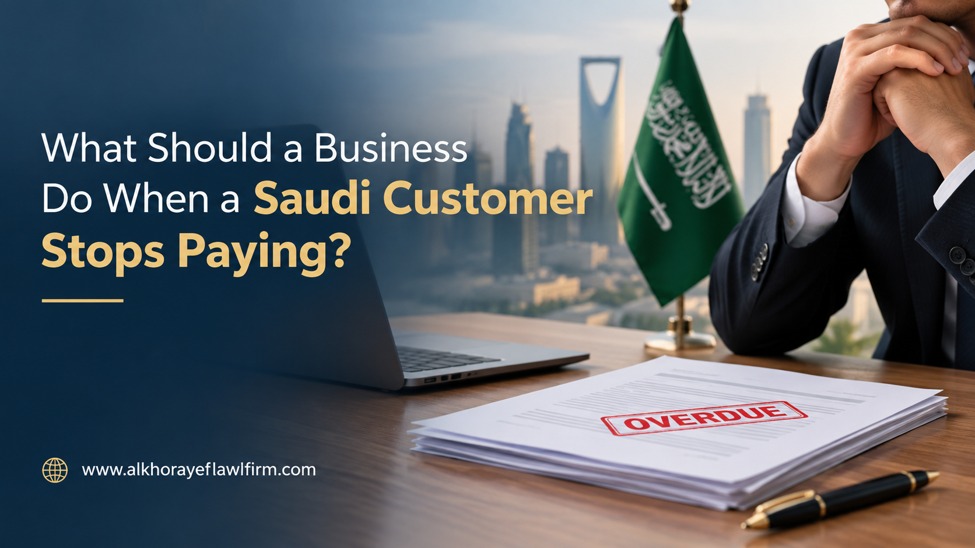 Saudi Customer Stops Paying